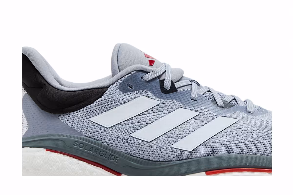Adidas SolarGlide 6 Halo Silver Scarlet, view 3