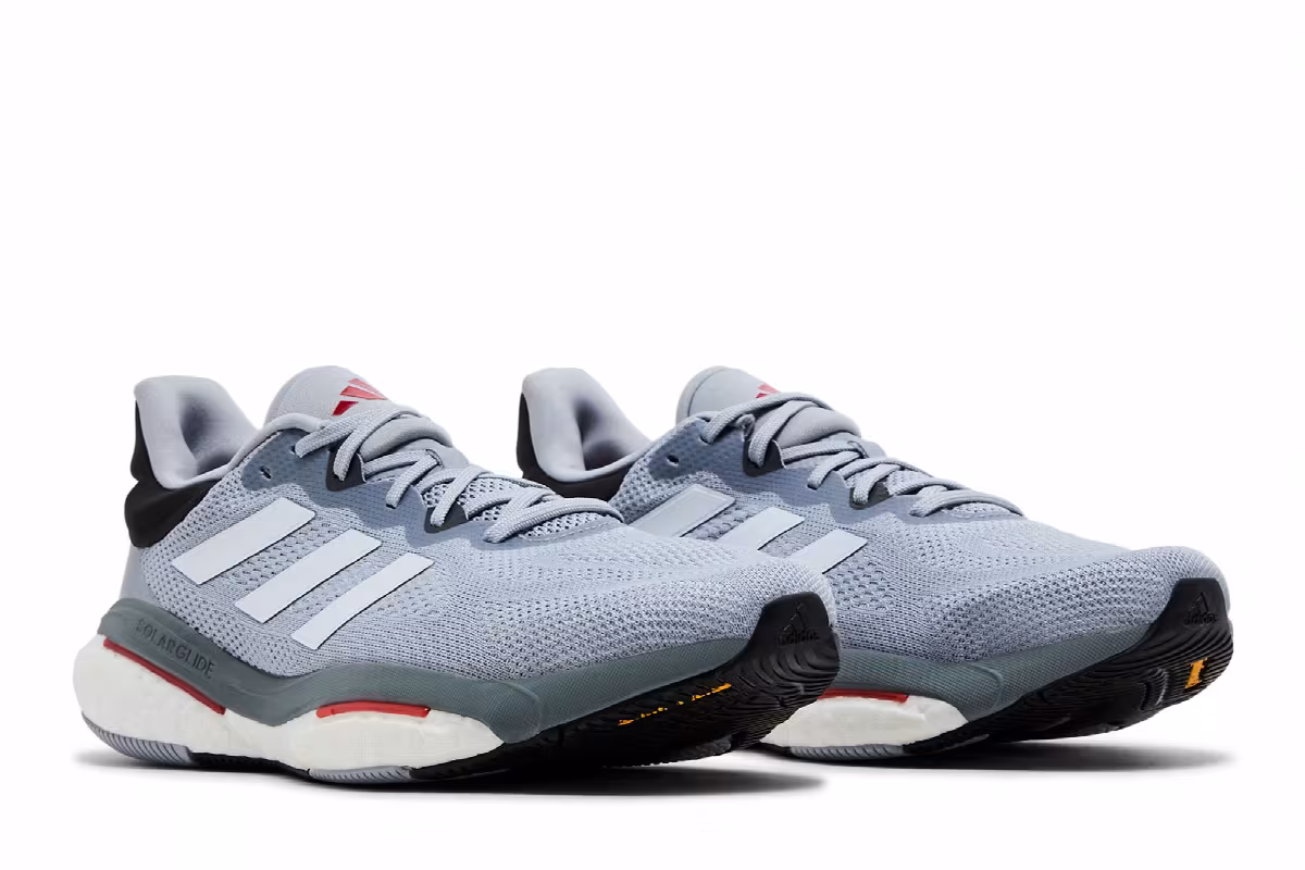 Adidas SolarGlide 6 Halo Silver Scarlet, view 9