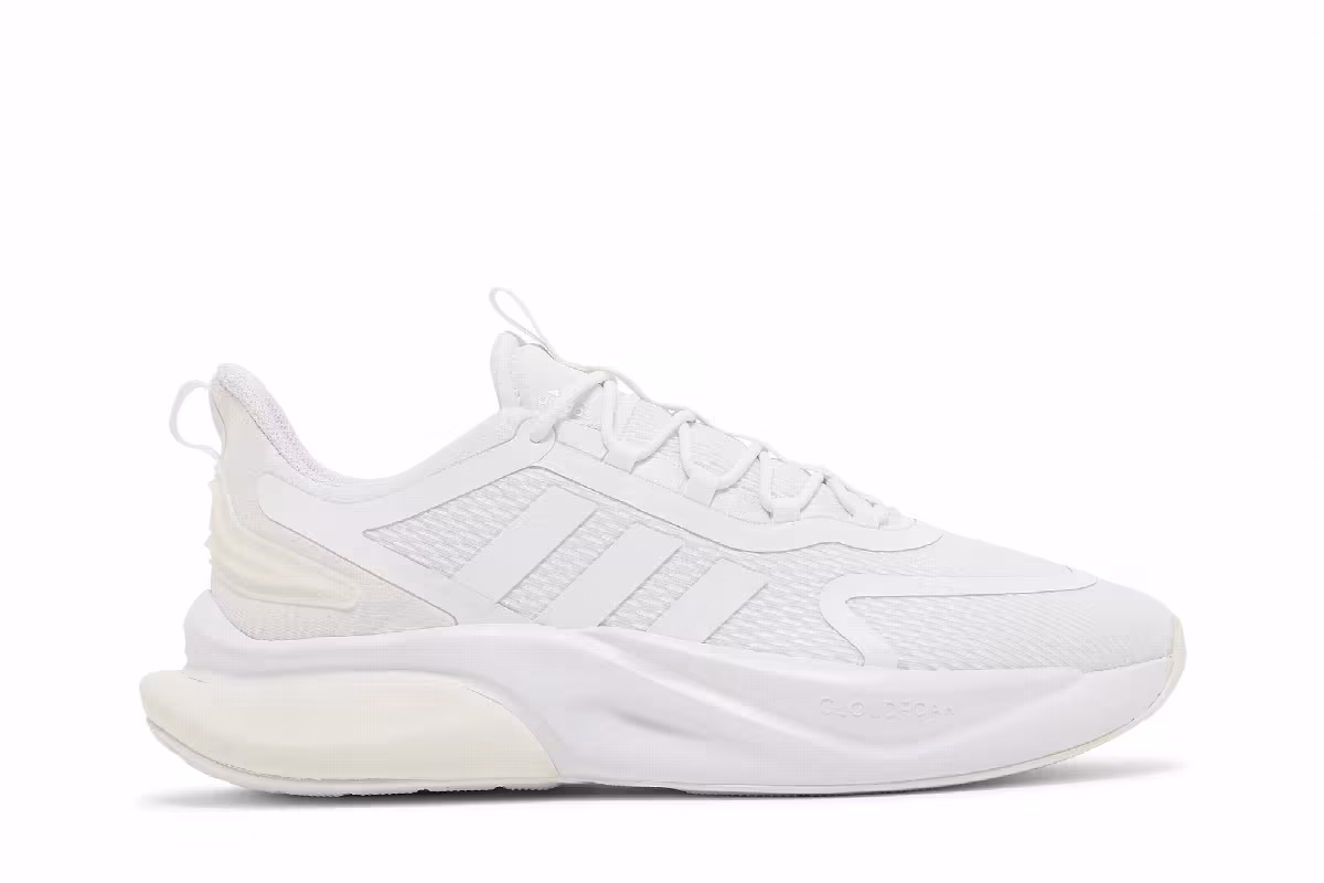 Adidas Alphabounce Plus Triple White, view 2