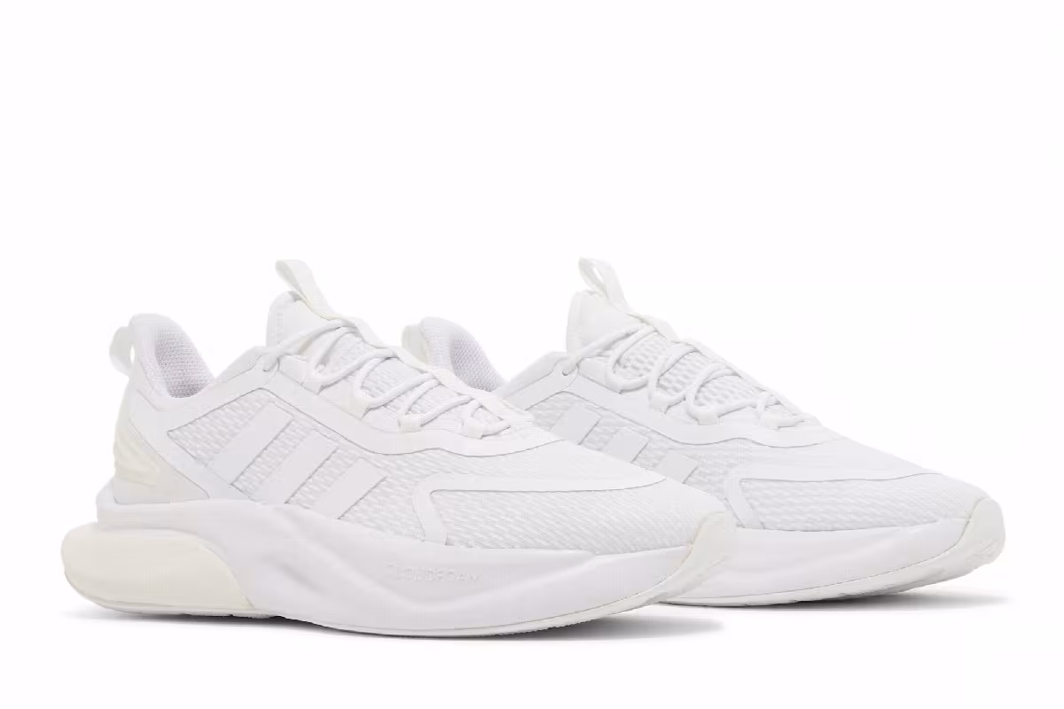 Adidas Alphabounce Plus Triple White, view 9