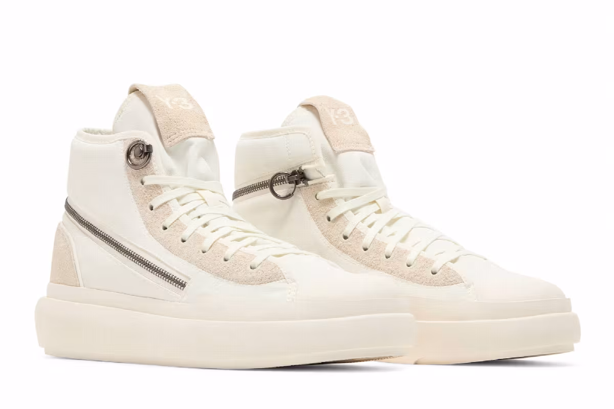 adidas Y-3 Ajatu Court High Off White, view 9
