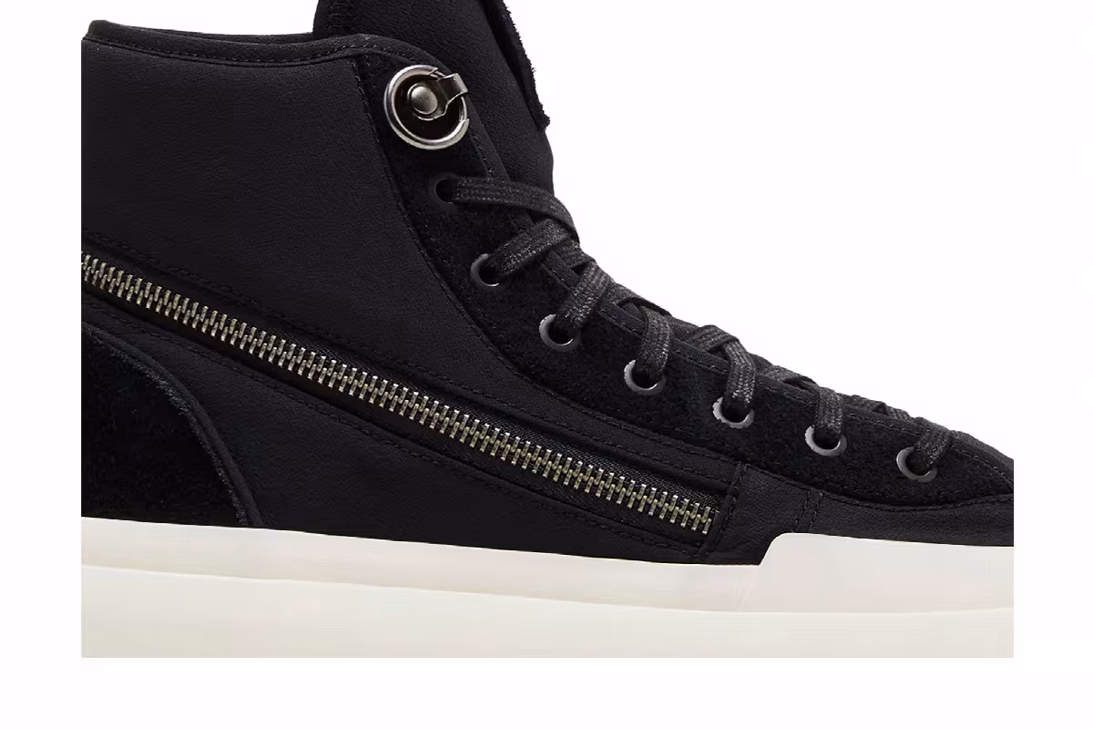adidas Y-3 Ajatu Court High Black Off White, view 3