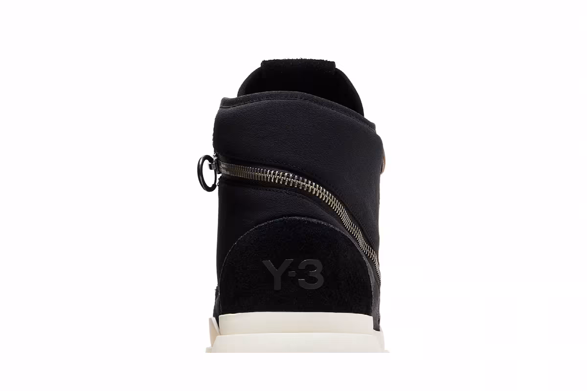 adidas Y-3 Ajatu Court High Black Off White, view 8