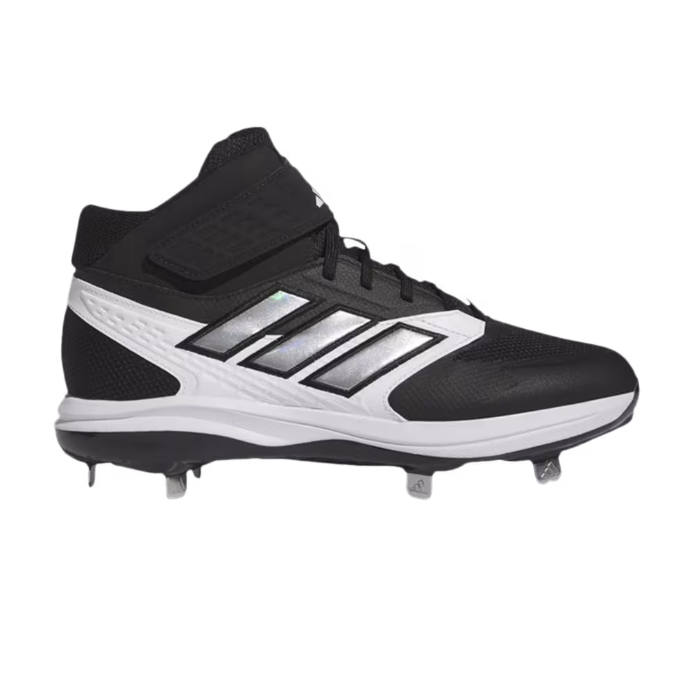 Adidas Icon 8 Mid Black Silver Metallic White
