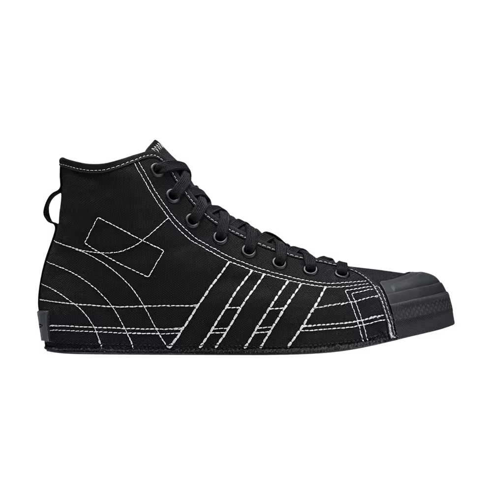 adidas Y-3 Nizza High Black Contrast Stitch