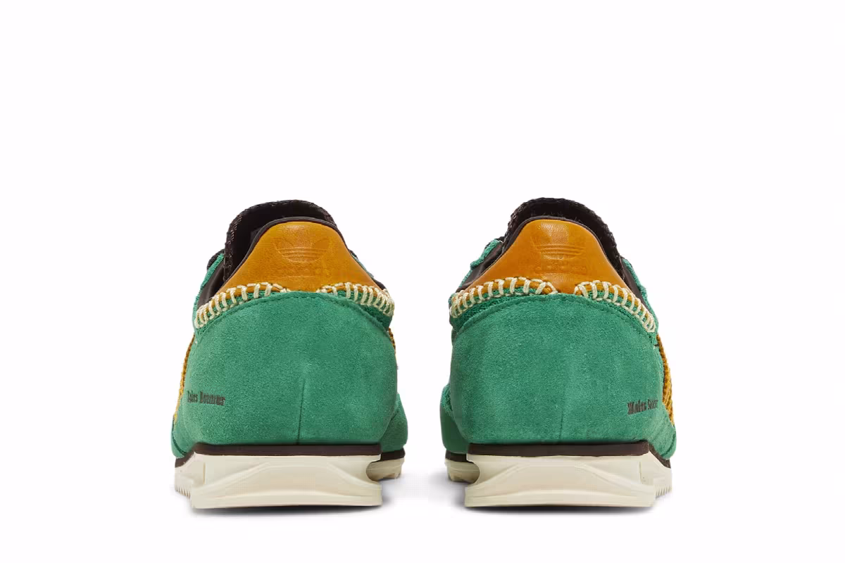 Wales Bonner x adidas SL72 Knit Green, view 7