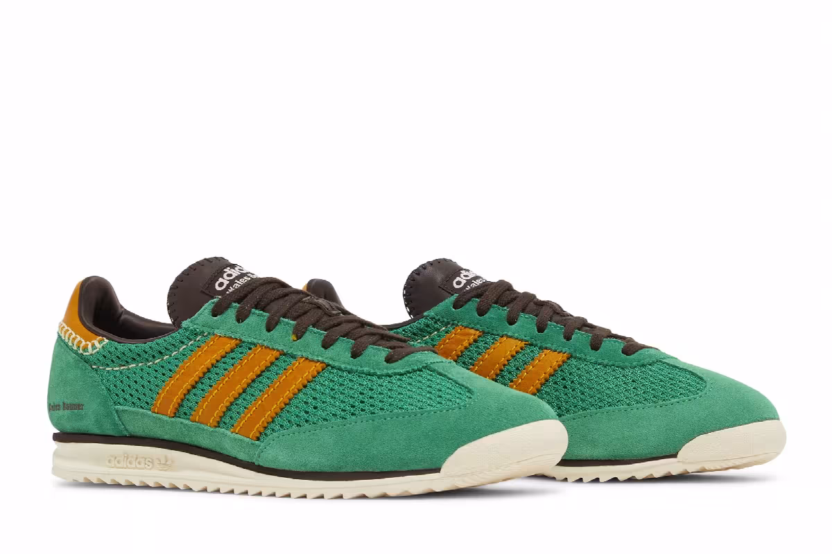 Wales Bonner x adidas SL72 Knit Green, view 9