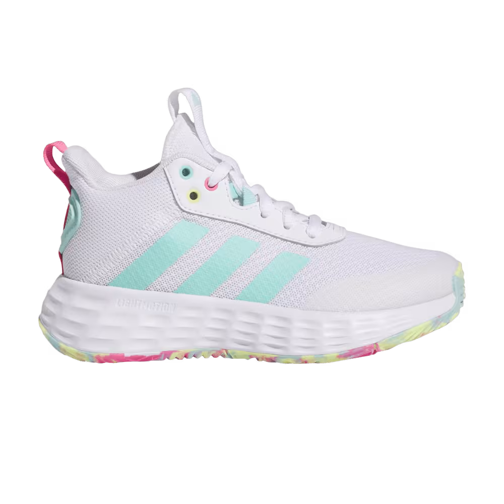 Adidas Own The Game 2.0 J White Flash Aqua