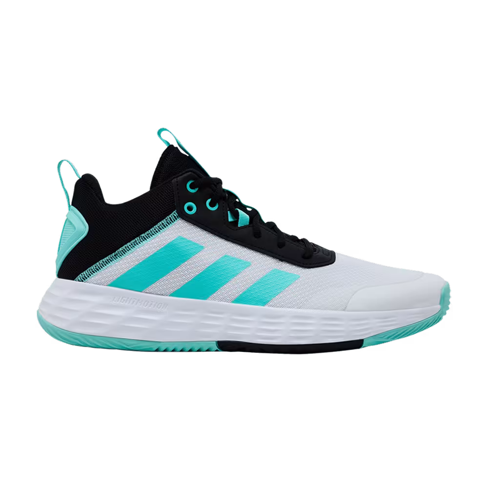 adidas Own The Game White Flash Aqua