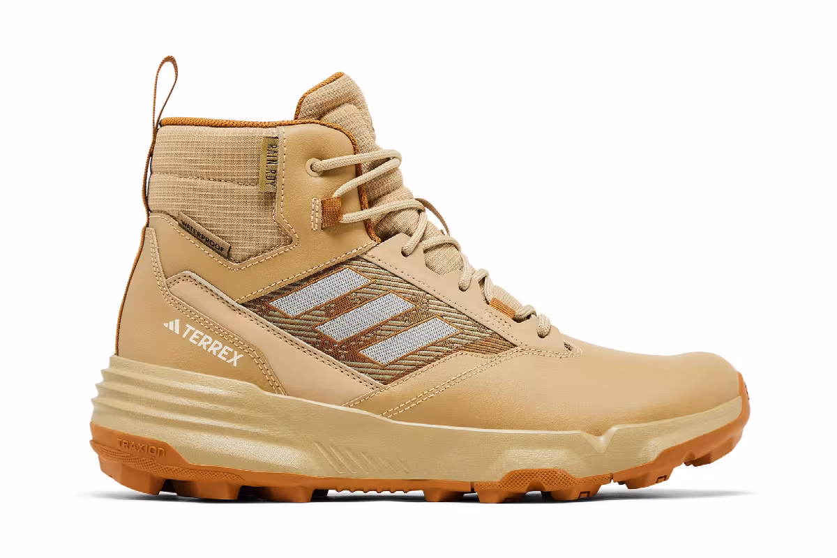 Adidas Terrex Unity Leather Mid Rain.RDY Beige Tone Mesa 2023, view 2