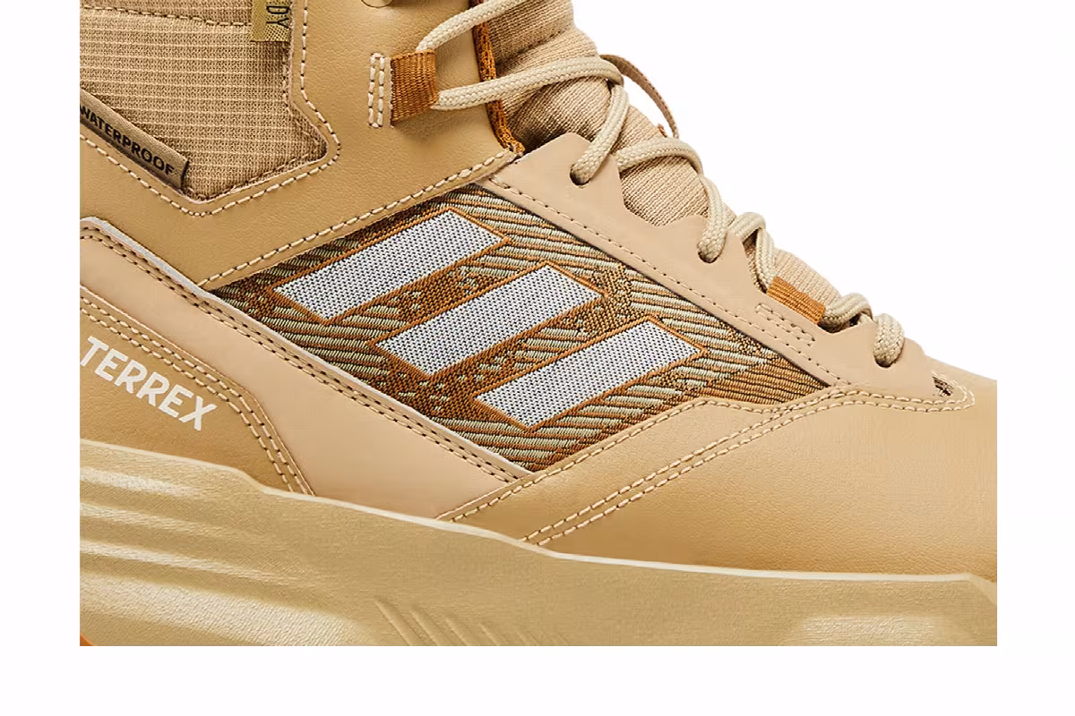 Adidas Terrex Unity Leather Mid Rain.RDY Beige Tone Mesa 2023, view 3