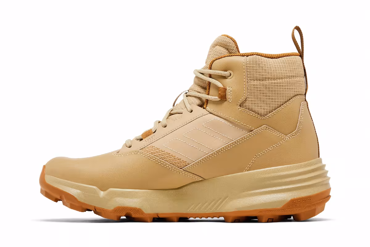 Adidas Terrex Unity Leather Mid Rain.RDY Beige Tone Mesa 2023, view 4