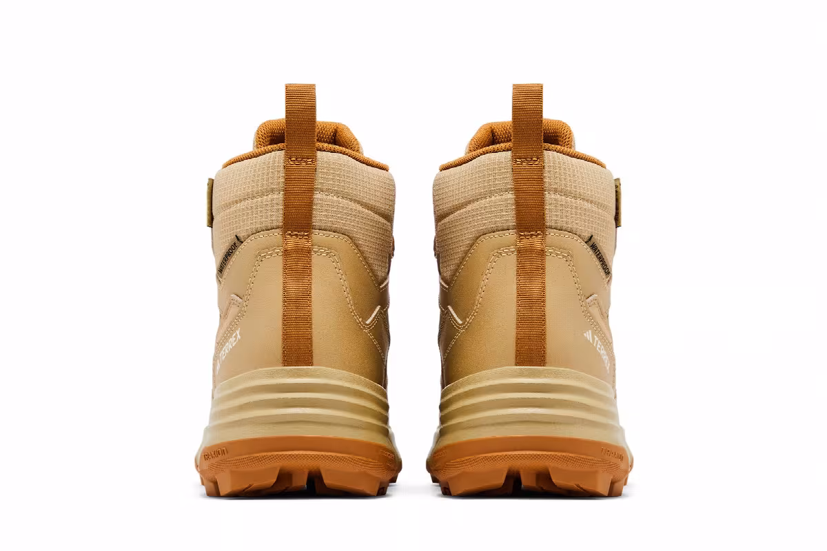 Adidas Terrex Unity Leather Mid Rain.RDY Beige Tone Mesa 2023, view 7