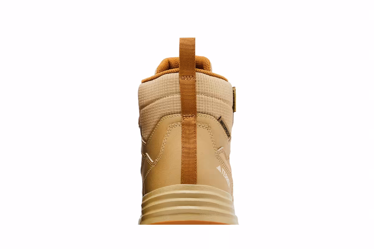 Adidas Terrex Unity Leather Mid Rain.RDY Beige Tone Mesa 2023, view 8