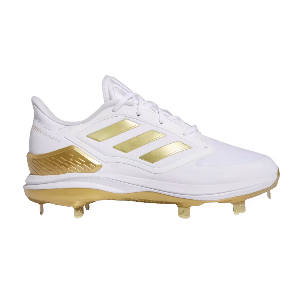 Adidas Women's Adizero PureHustle 3 Elite White Gold Metallic