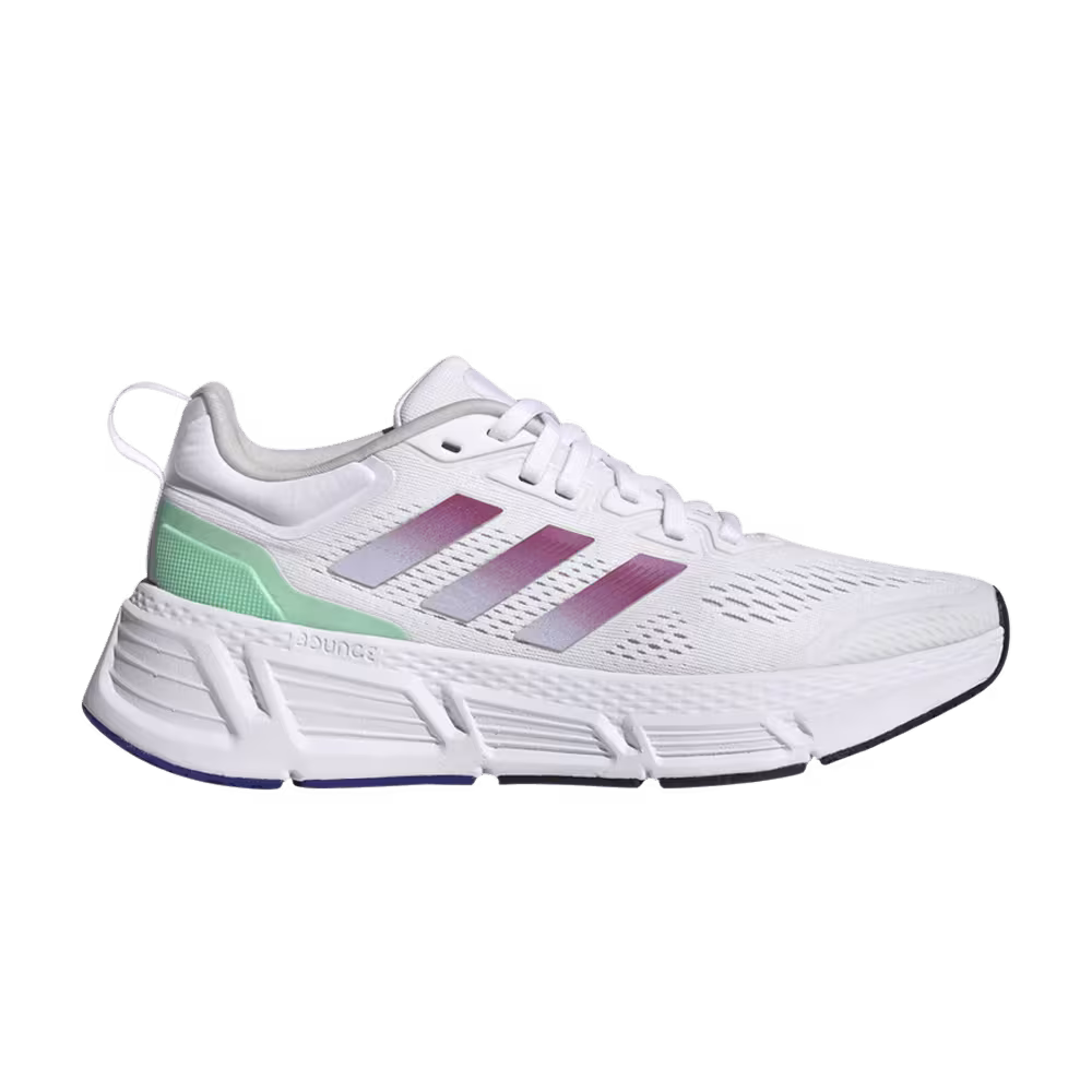 Adidas Women's Questar White Lucid Fuchsia