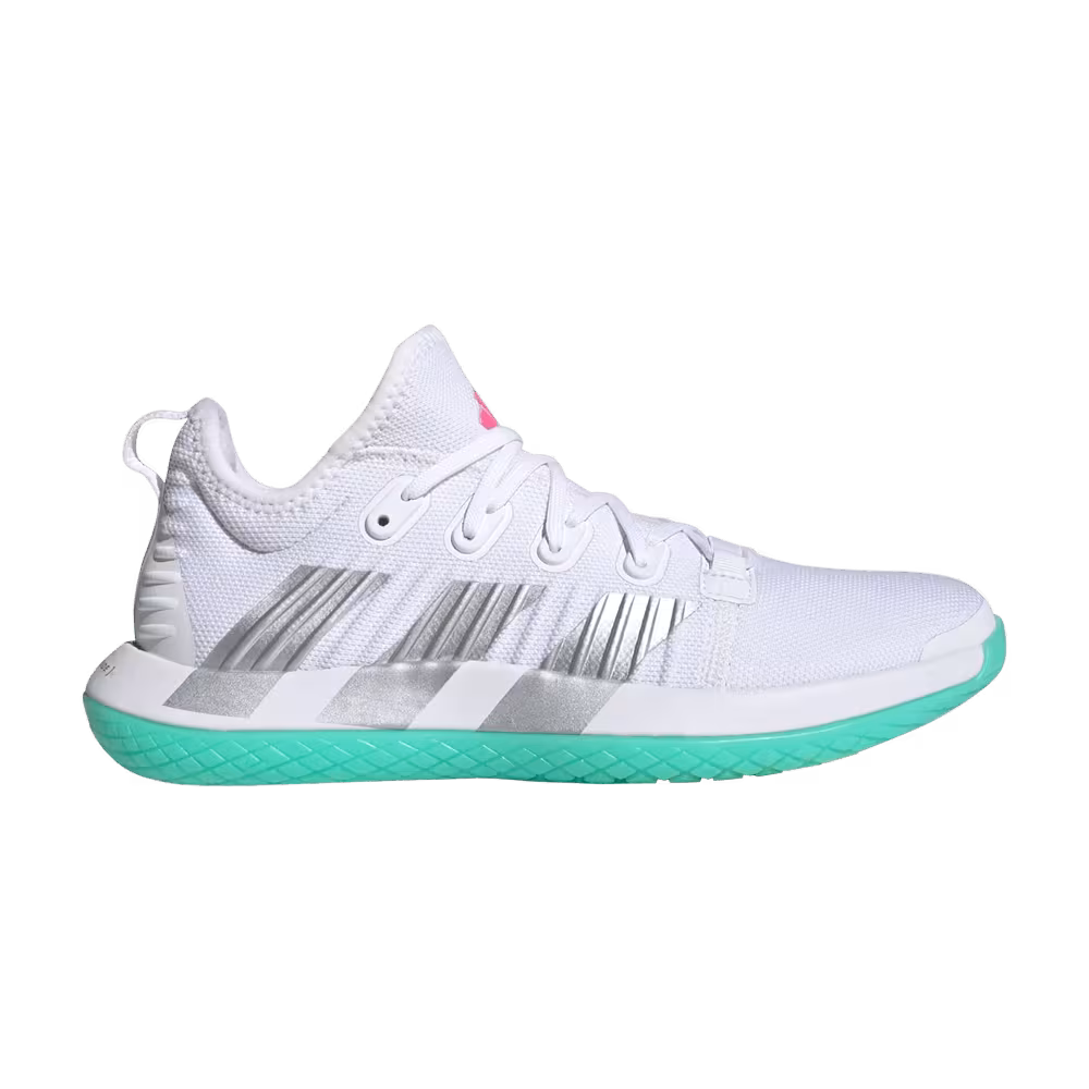 Adidas Women's Stabil Next Gen Handball White Silver Aqua