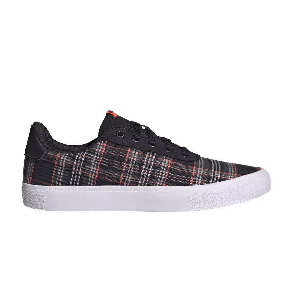 Adidas Vulc Raid3r Black Orange Plaid
