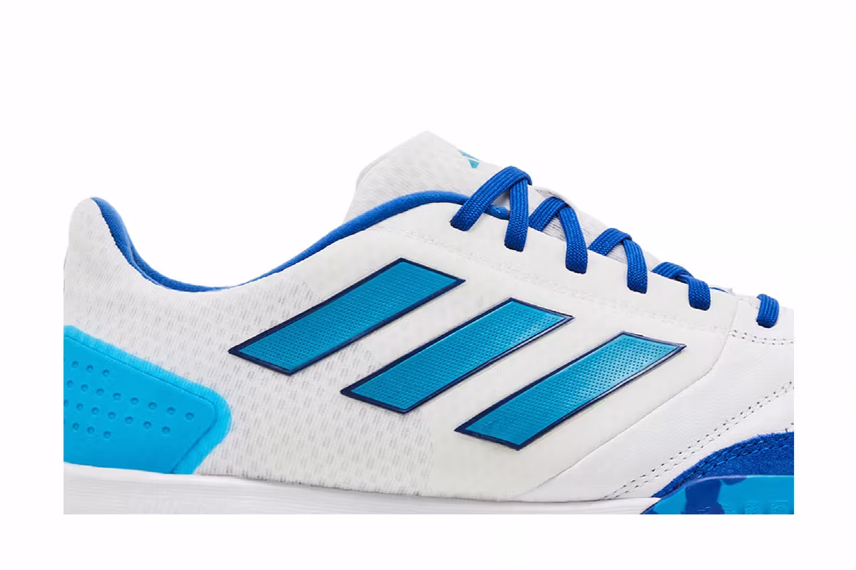 Adidas Top Sala Competition White Royal Blue Camo, view 3