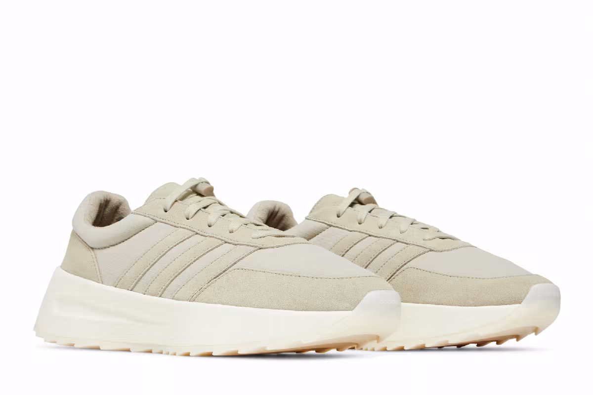 Fear of God Athletics x adidas Los Angeles Runner Sesame Cloud White, view 9