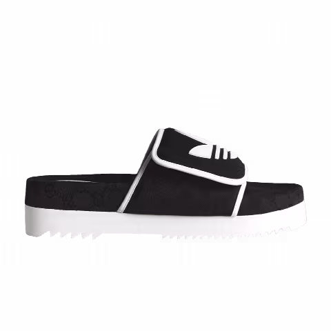 Gucci x adidas Slide Sandal 'Black GG Monogram'