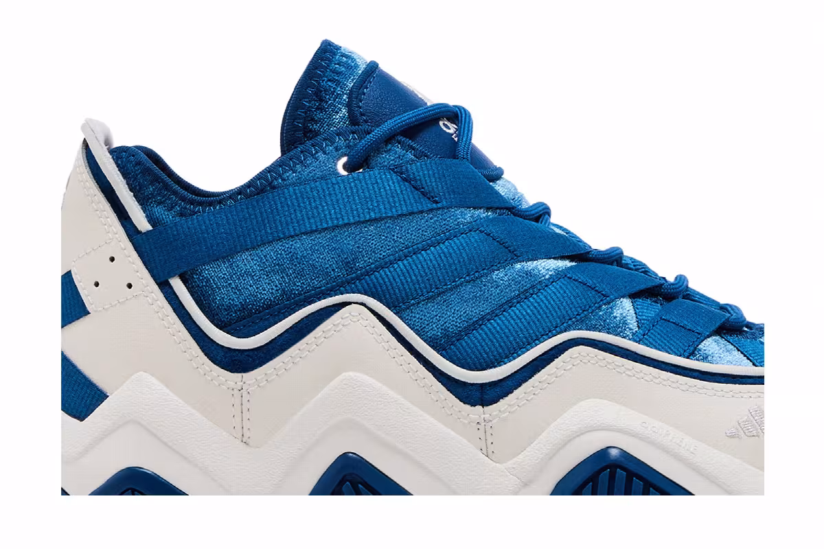 adidas Top Ten 2010 Velour Tracksuit - Blue, view 3