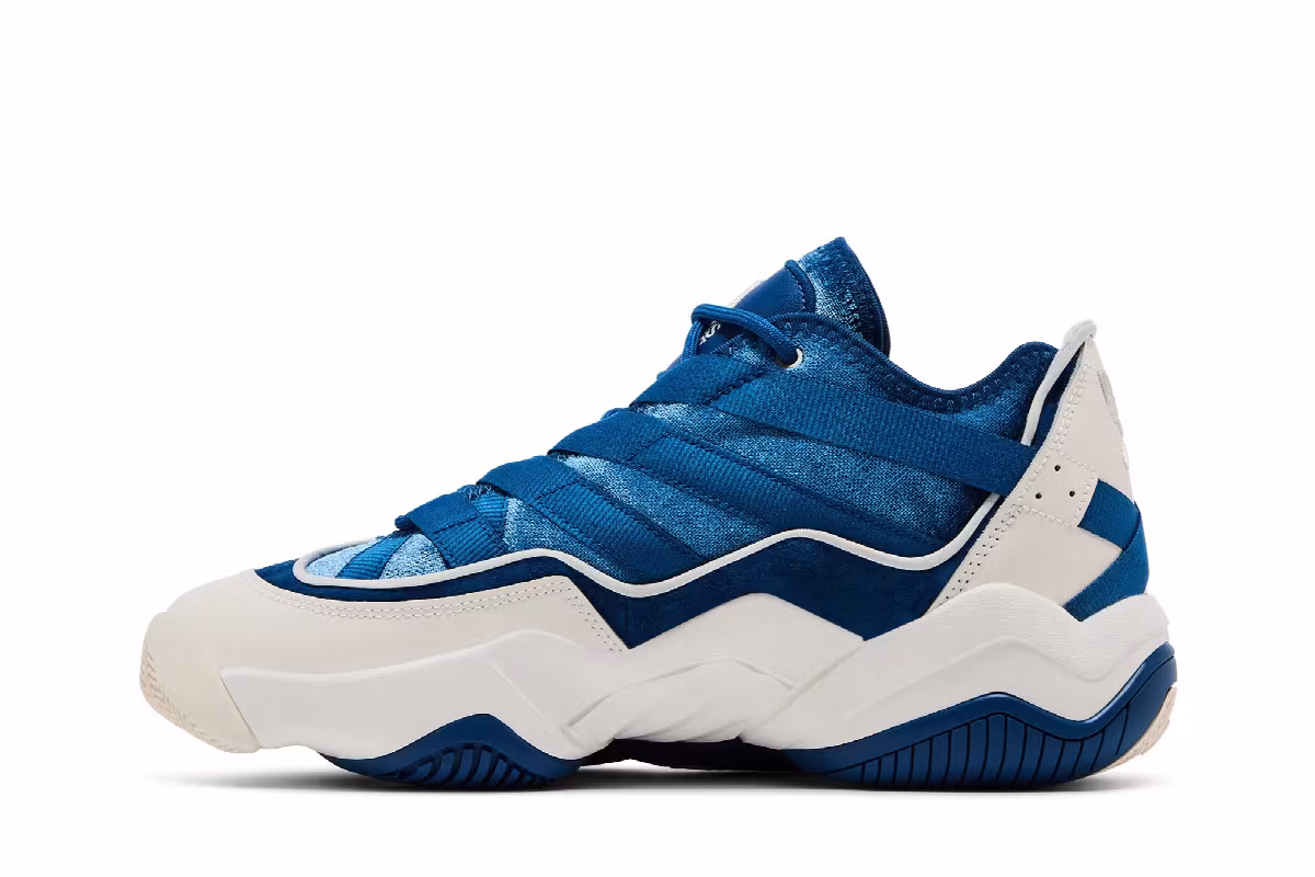 adidas Top Ten 2010 Velour Tracksuit - Blue, view 4