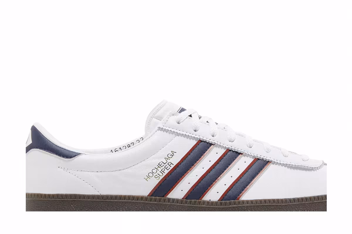 adidas Hochelaga SPZL White Navy Orange, view 3