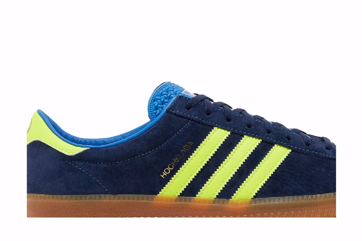 adidas Hochelaga SPZL Indigo Solar Yellow, view 3