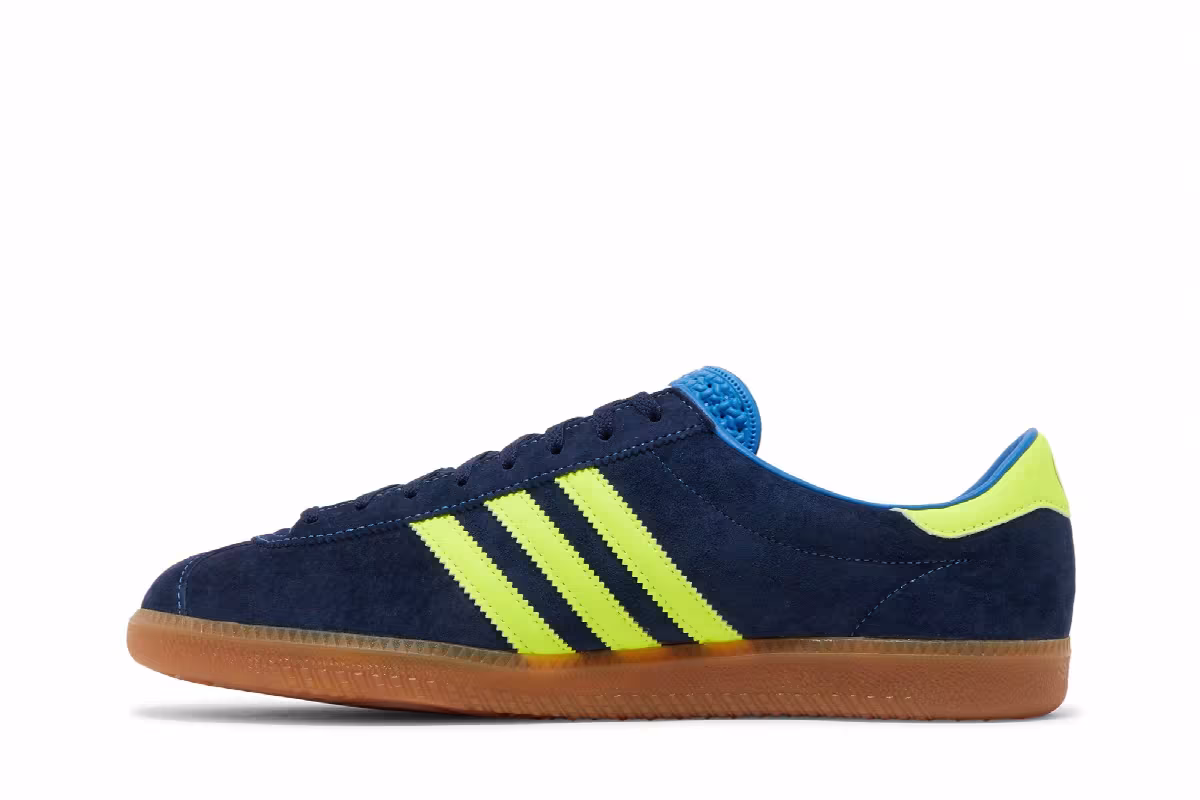 adidas Hochelaga SPZL Indigo Solar Yellow, view 4