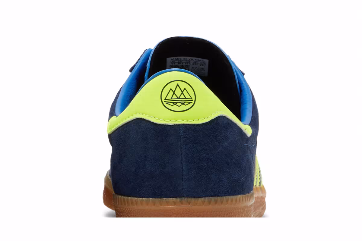 adidas Hochelaga SPZL Indigo Solar Yellow, view 8