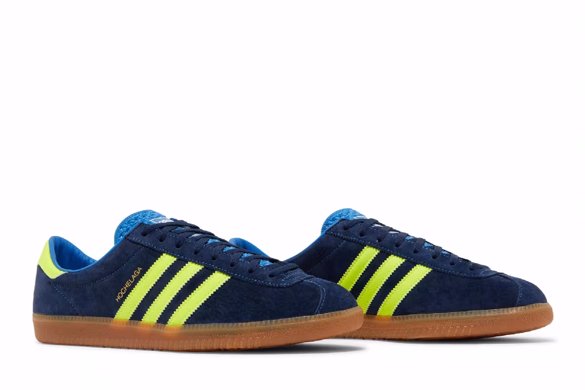 adidas Hochelaga SPZL Indigo Solar Yellow, view 9