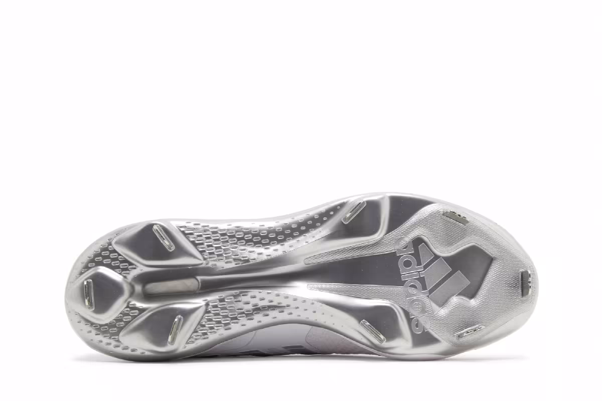 adidas UltraBoost DNA 5.0 Cleat White Silver Metallic, view 5