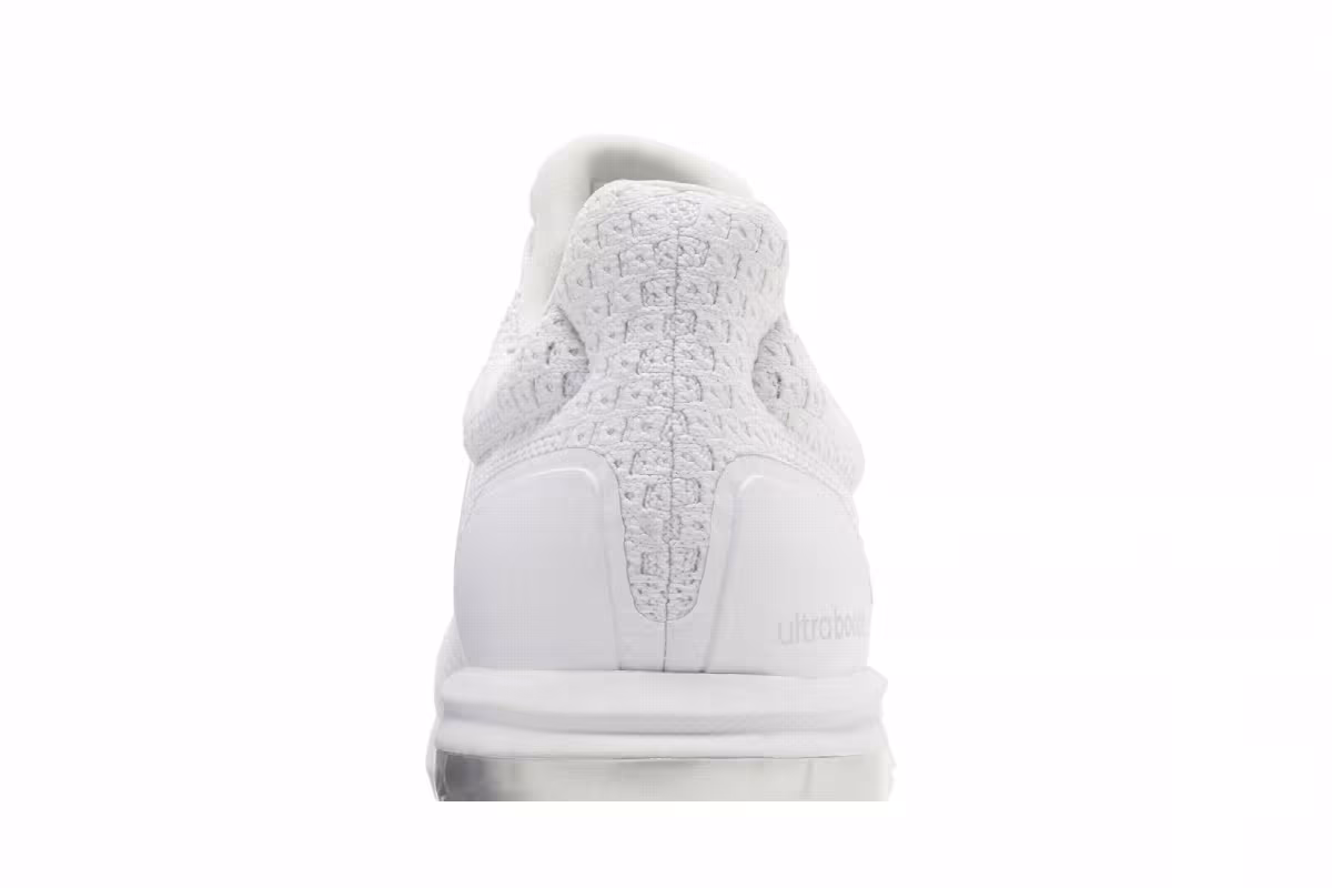 adidas UltraBoost DNA 5.0 Cleat White Silver Metallic, view 8