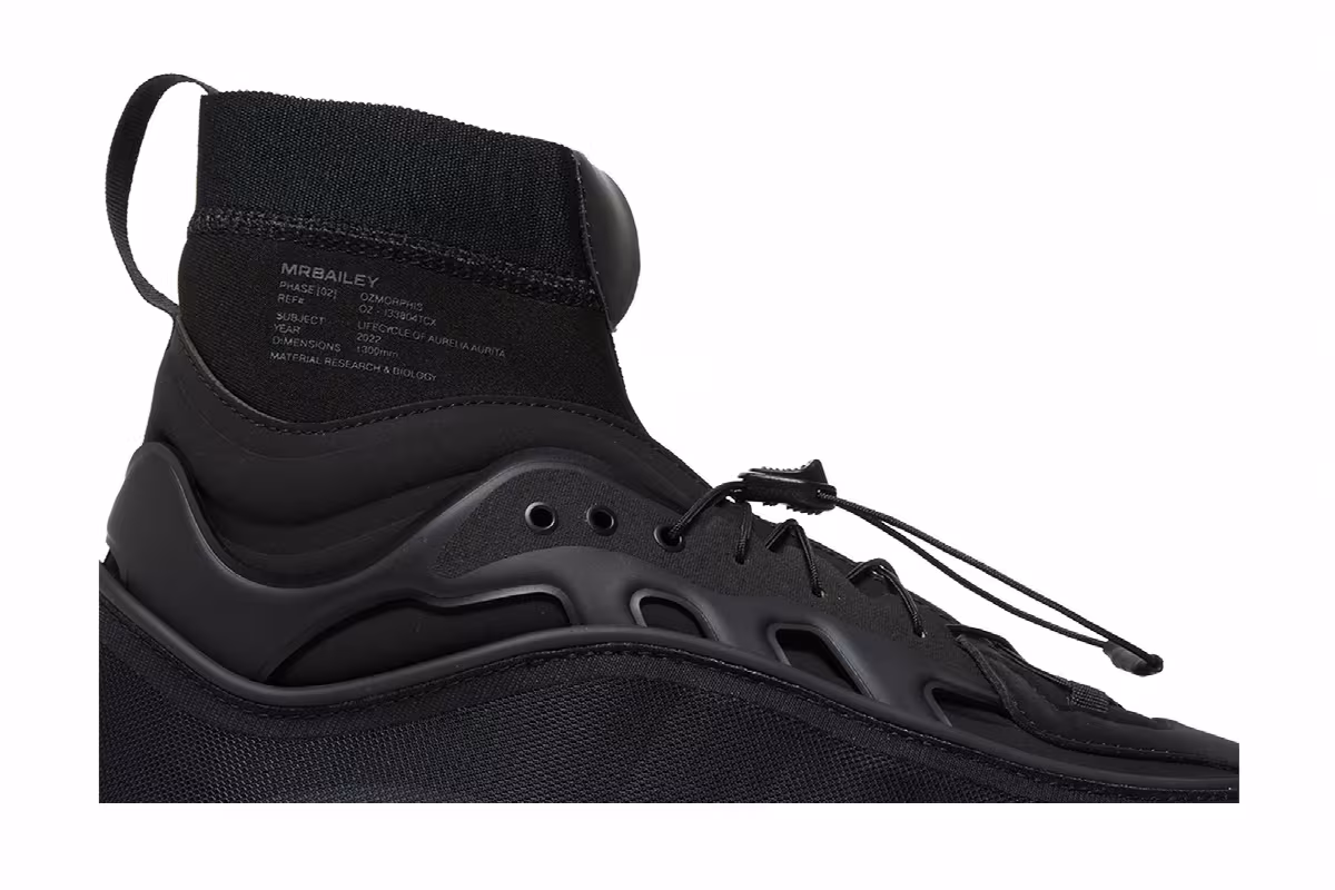 MRBAILEY x adidas Ozmorphis Core Black, view 3