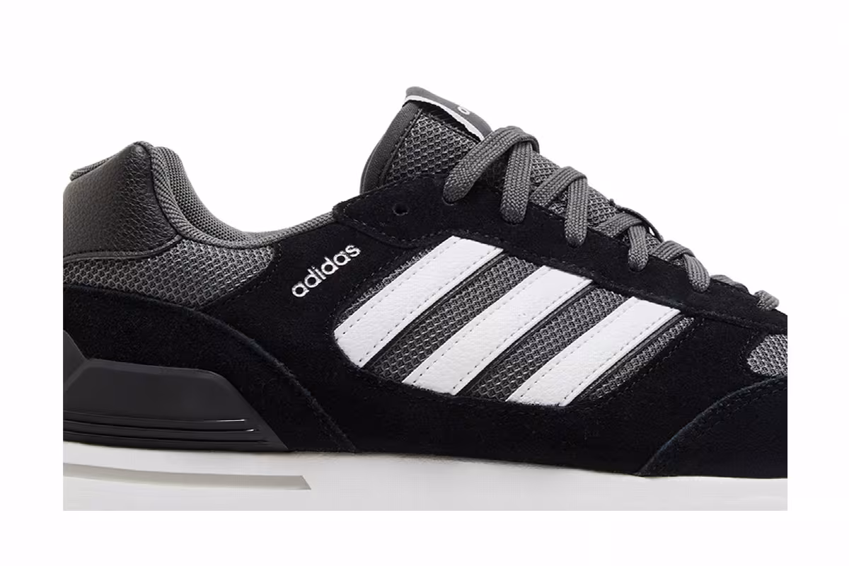 adidas Run 80s Black White, view 3
