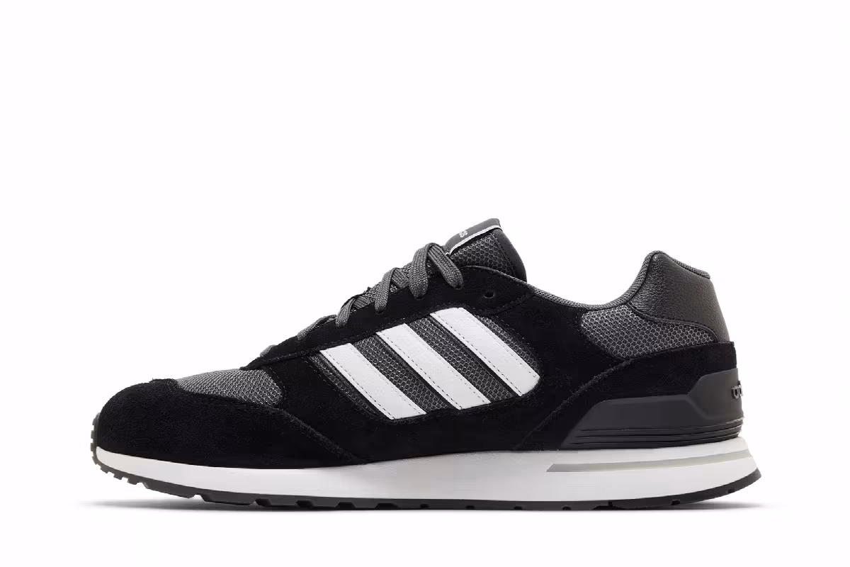 adidas Run 80s Black White, view 4