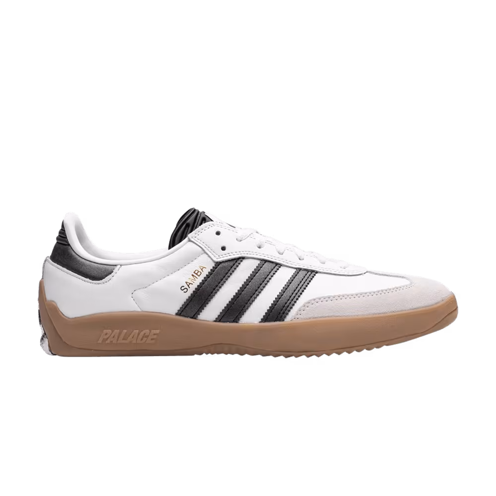 Palace x adidas Puig Samba White Black