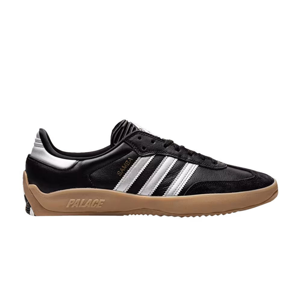 Palace x adidas Puig Samba Black Silver