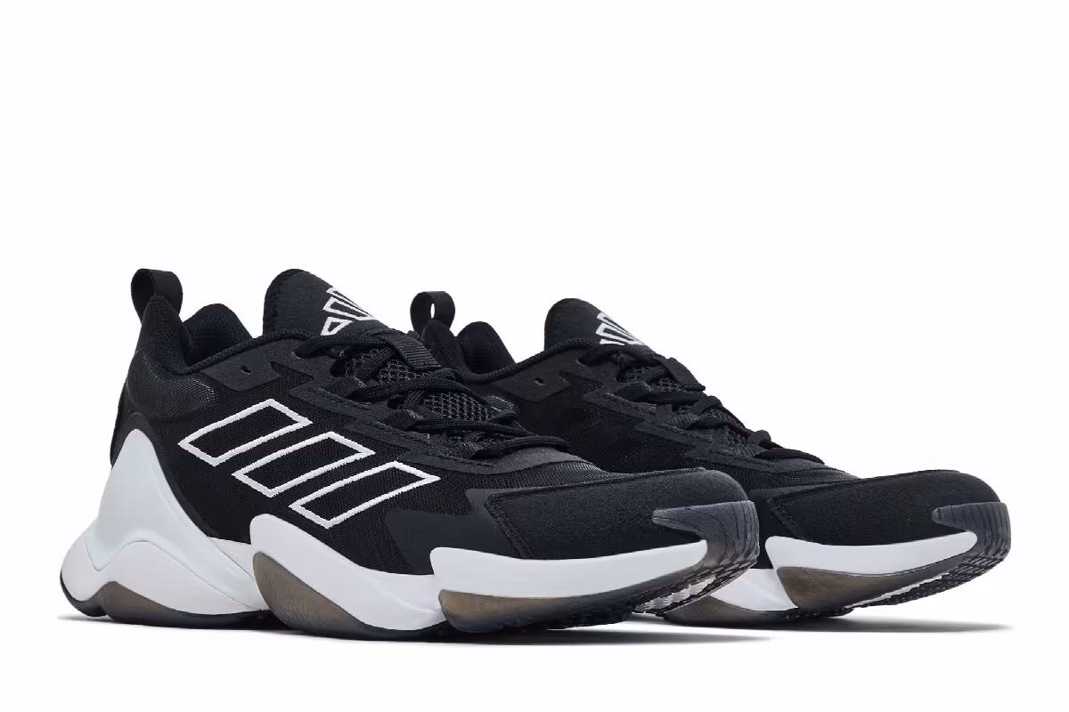 Adidas Impact FLX 2 TF Black White, view 9