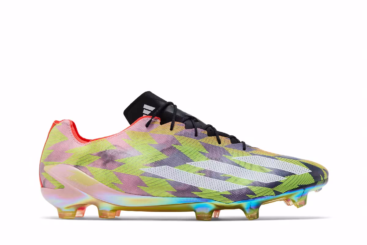 adidas X Crazylight+ FG Lucid Lemon Solar Red, view 2
