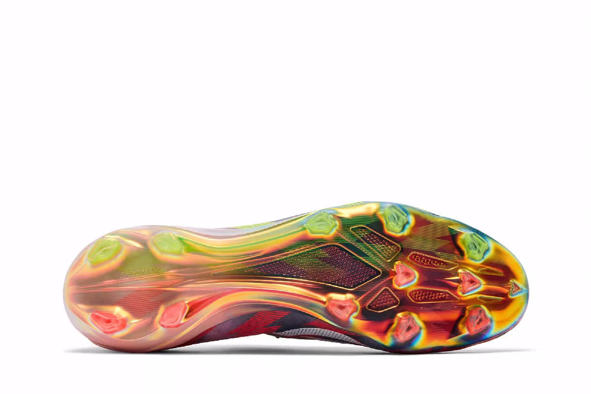 adidas X Crazylight+ FG Lucid Lemon Solar Red, view 5