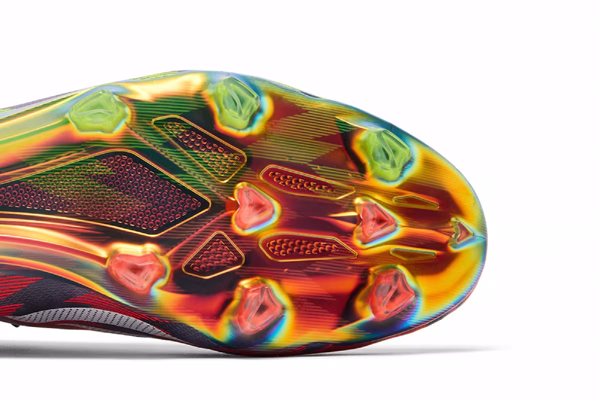 adidas X Crazylight+ FG Lucid Lemon Solar Red, view 6