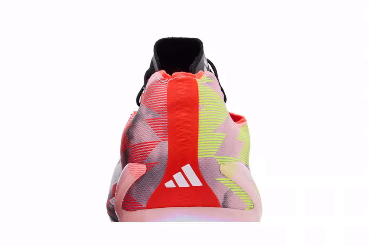 adidas X Crazylight+ FG Lucid Lemon Solar Red, view 8