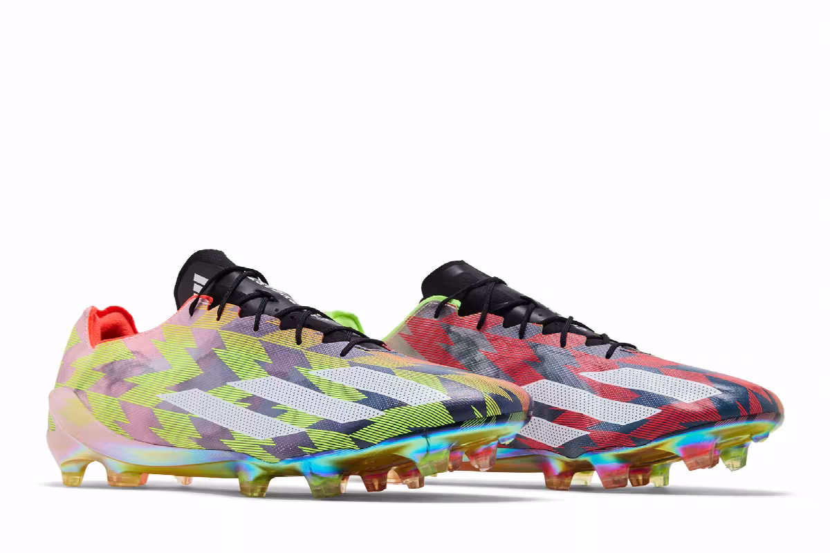 adidas X Crazylight+ FG Lucid Lemon Solar Red, view 9