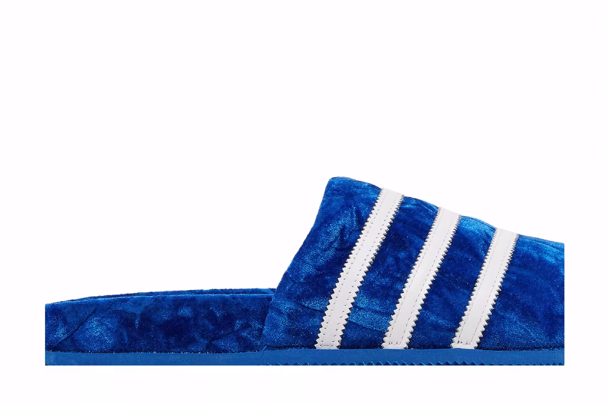 Adidas Adimule Slide Blue Velvet, view 3