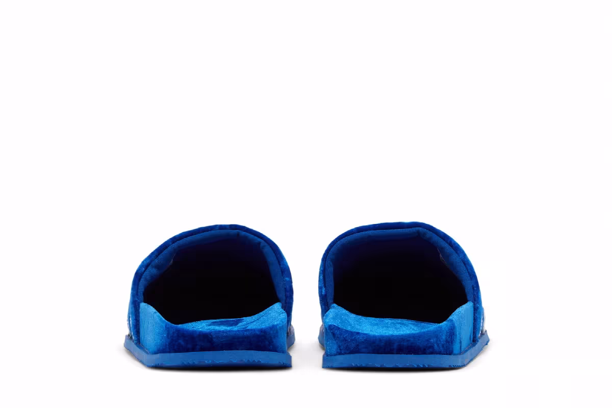 Adidas Adimule Slide Blue Velvet, view 7
