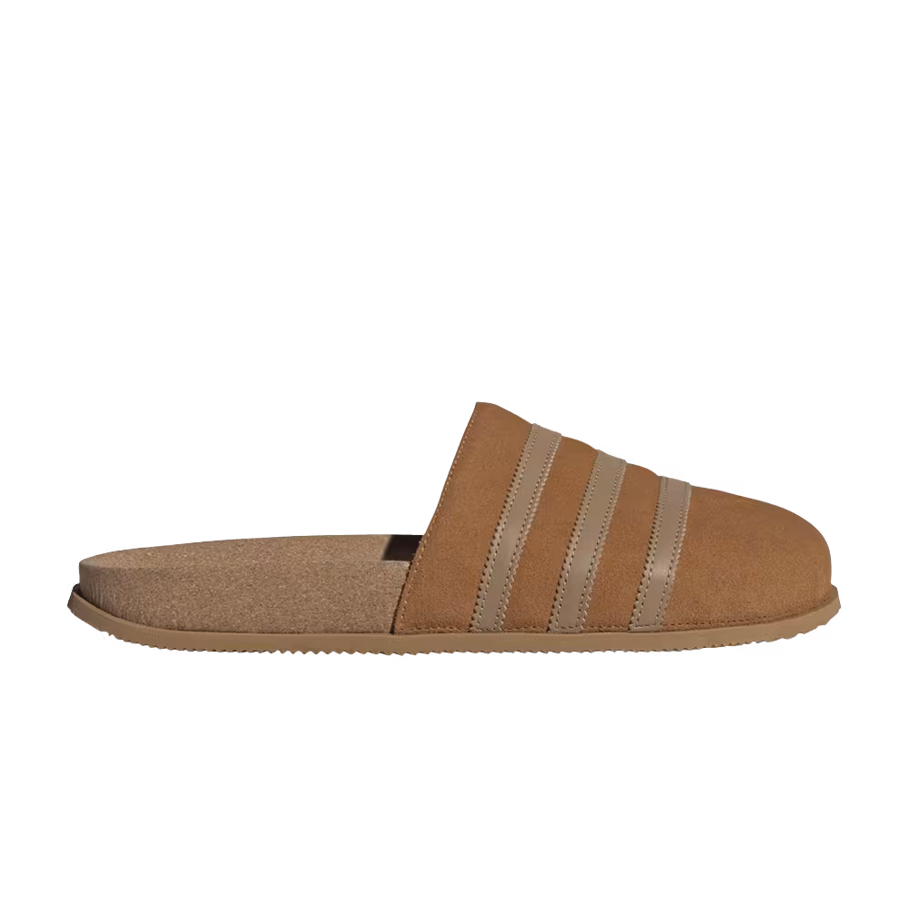 adidas Adimule Leather Slide Light Brown