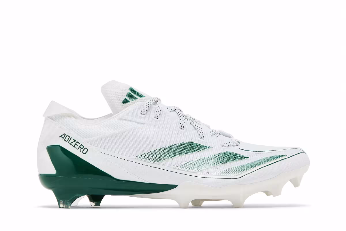 Adidas Adizero Electric White Dark Green, view 2