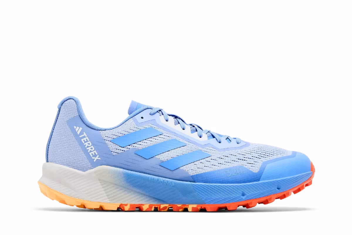 Adidas Terrex Agravic Flow 2 Blue Dawn Impact Orange, view 2